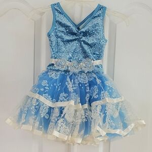 Weissman Dance Ballet Costume Sparkling Blue